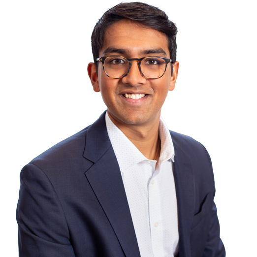 Rithik Alluri in business attire