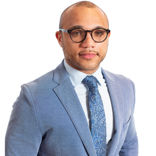 Jamaine Cook in business attire