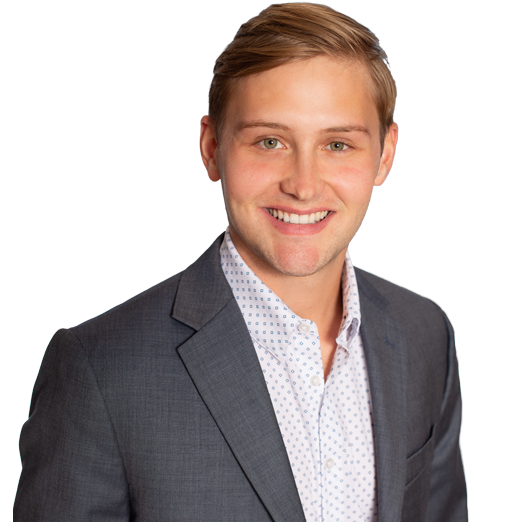 Alex Lindquist in business attire