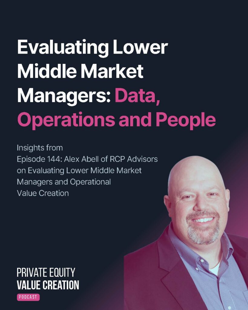 RCP Advisors featured on Private Equity Value Creation Podcast